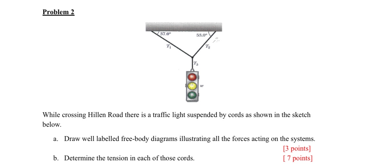 Problem 2 While crossing Hillen Road there is a