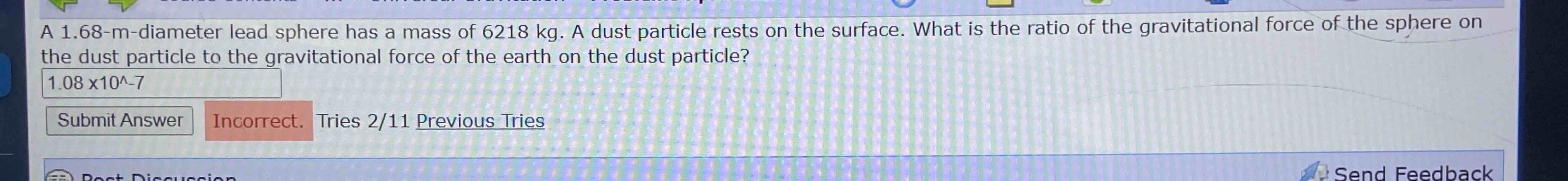 A \ ( 1 . 6 8 - \ mathrm { m } \ ) - diameter