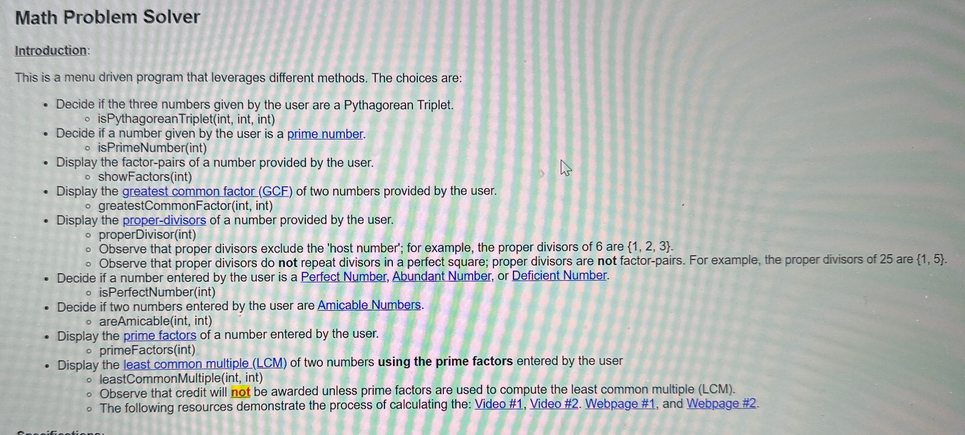 Math Problem Solver Each task must be in seperate