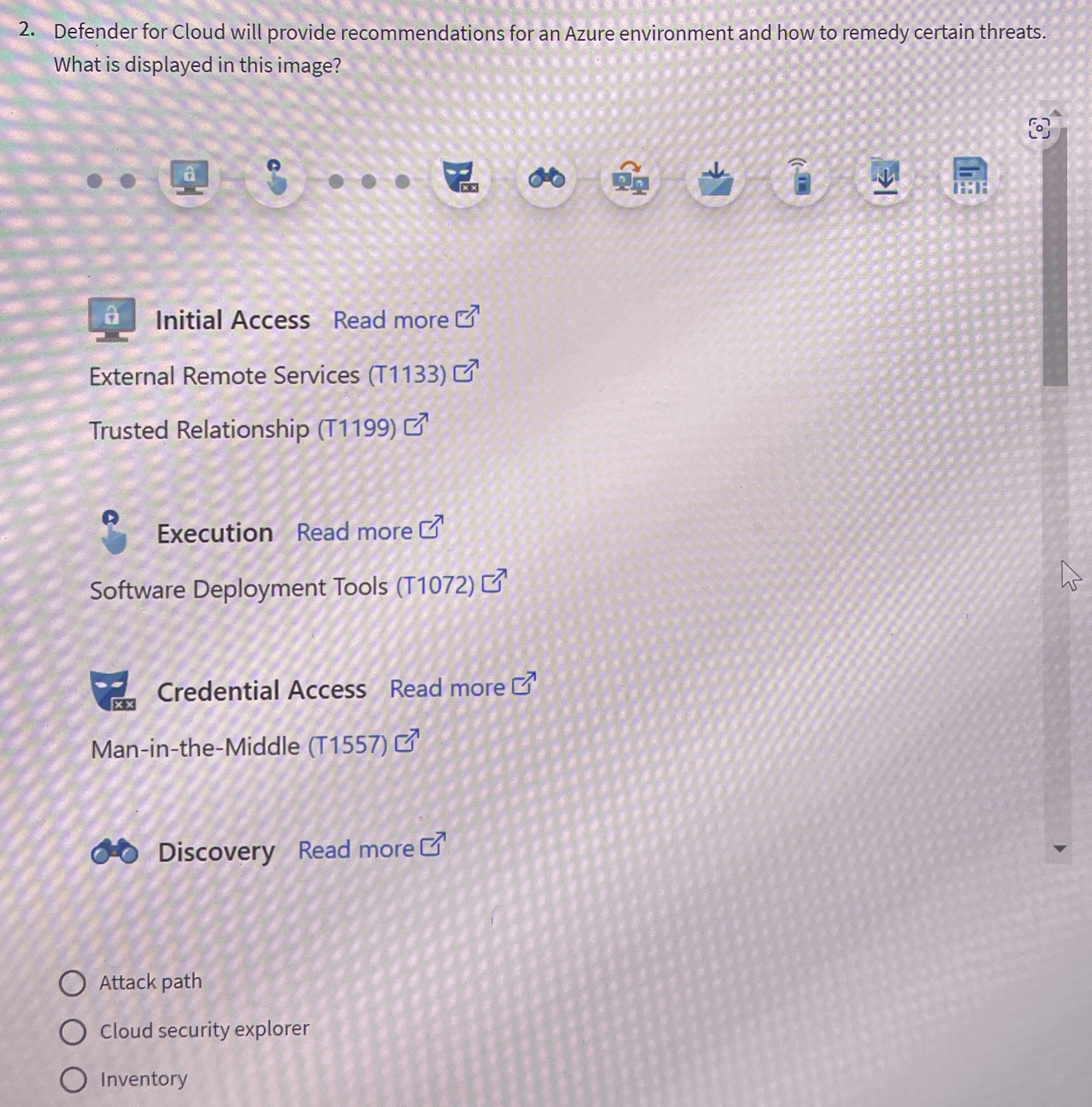Defender for Cloud will provide recommendations
