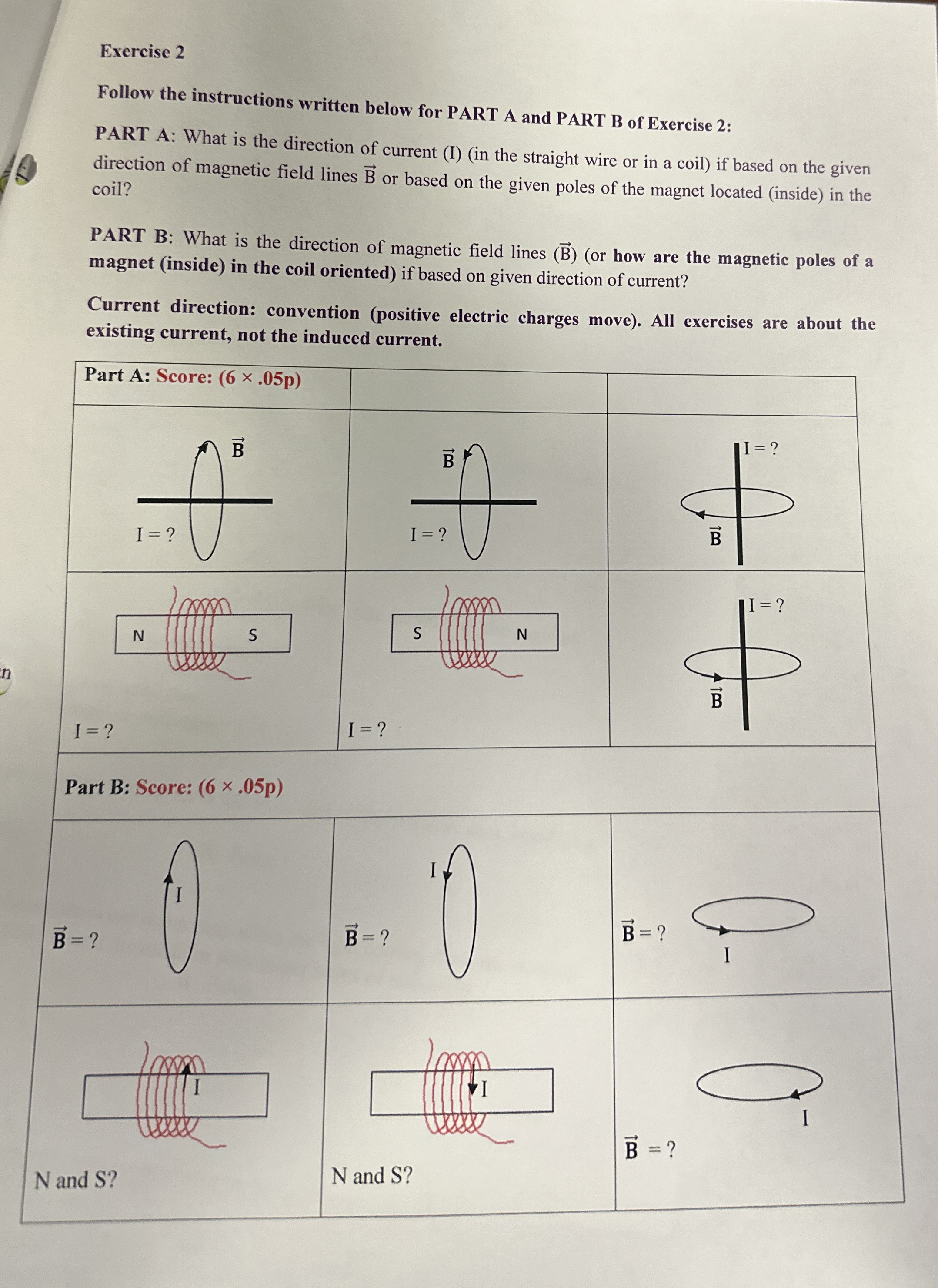 Exercise 2 Follow the instructions written below