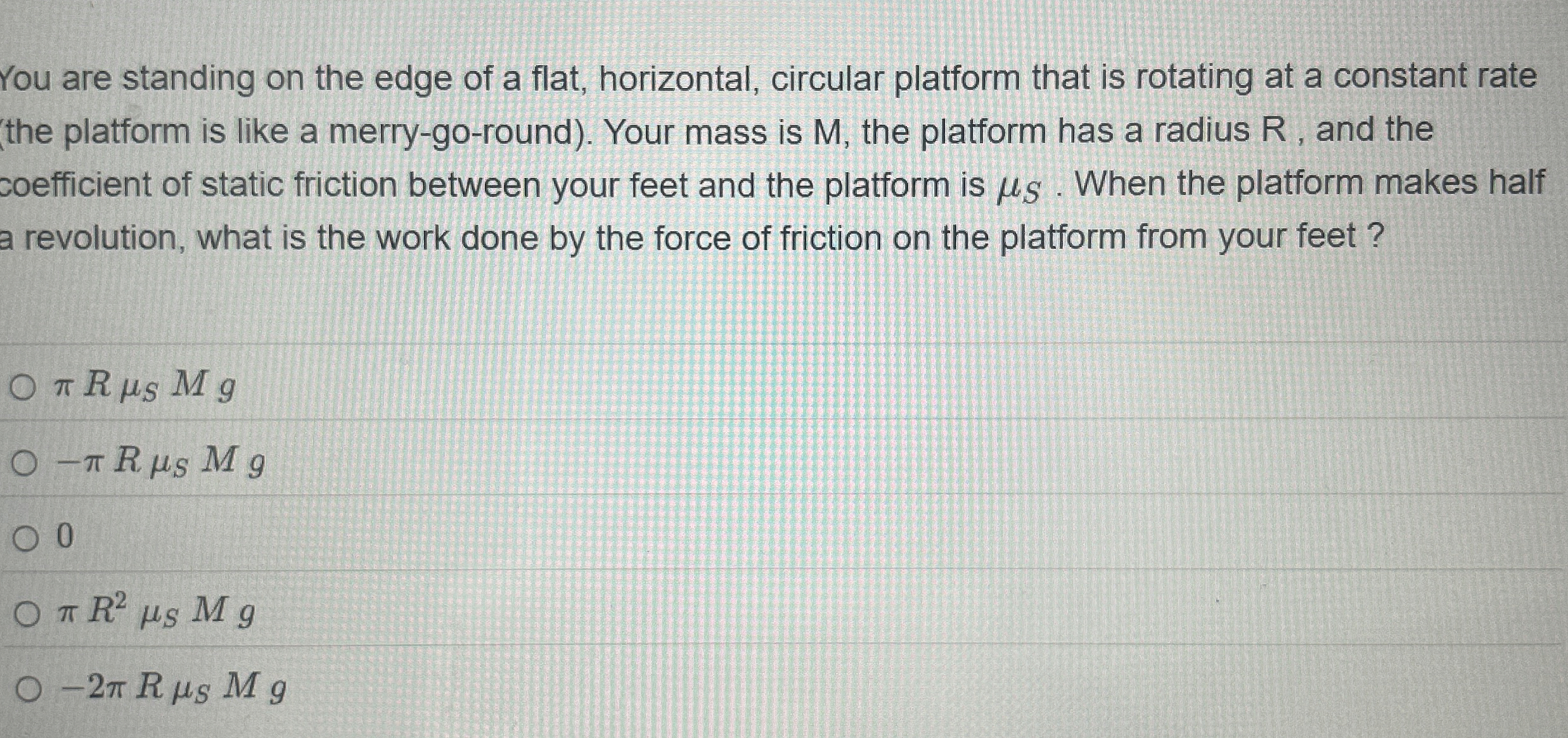 You are standing on the edge of a flat,