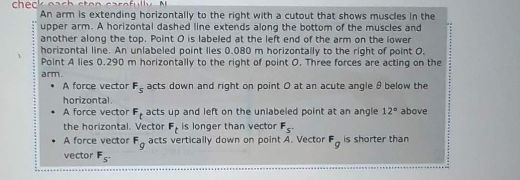 An arm is extending horizontally to the right