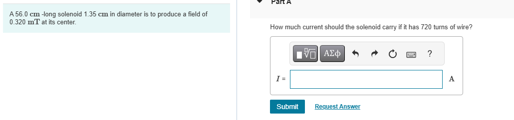A 5 6 . 0 cm - long solenoid 1 . 3 5 cm in