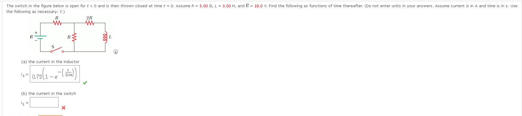 JUST NEED ( B ) The switch in the figure below is