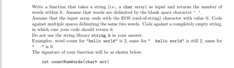 Pleade solving manually. Write a function that