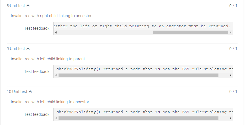 7 . 1 1 LAB: Modified BST validity checker Step 1