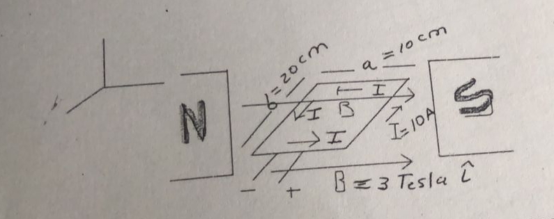 Calculate the magnetic force vectors F 1 , F 2 ,