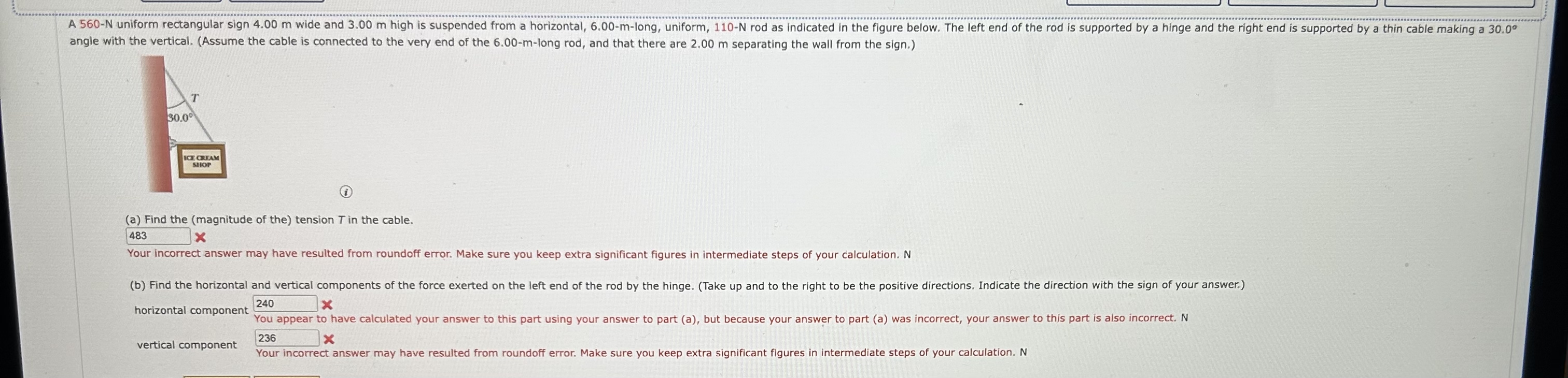 angle with the vertical. ( Assume the cable is