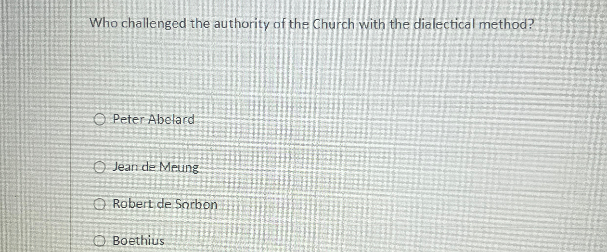 Who challenged the authority of the Church with