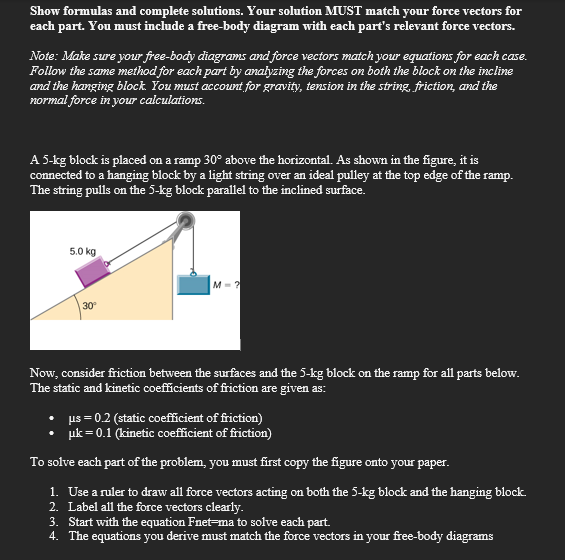 Problem Parts: PLEASE SEE IMAGE ATTACHED. a )