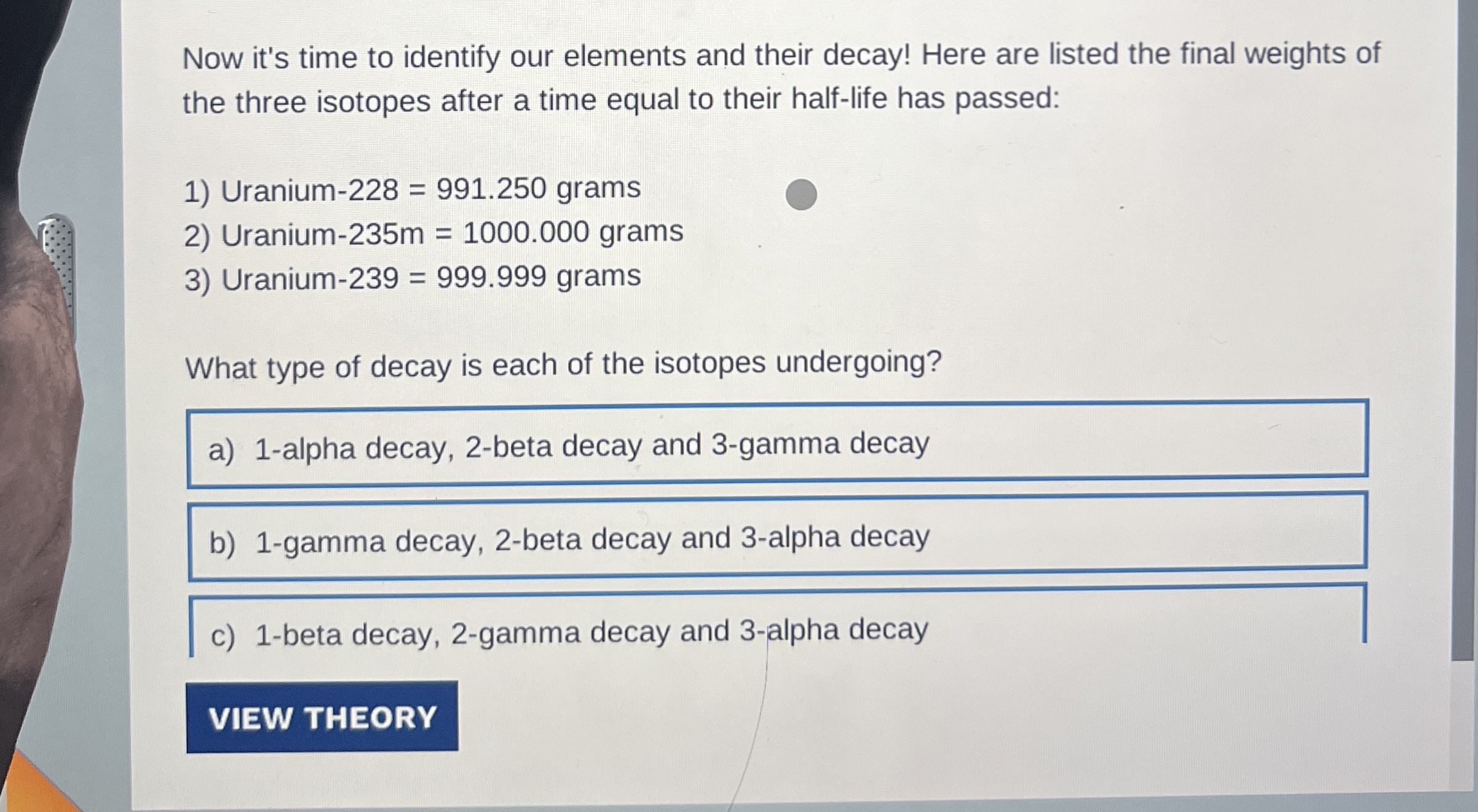 Now it's time to identify our elements and their