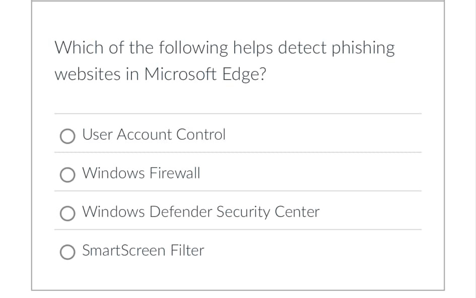 Which of the following helps detect phishing