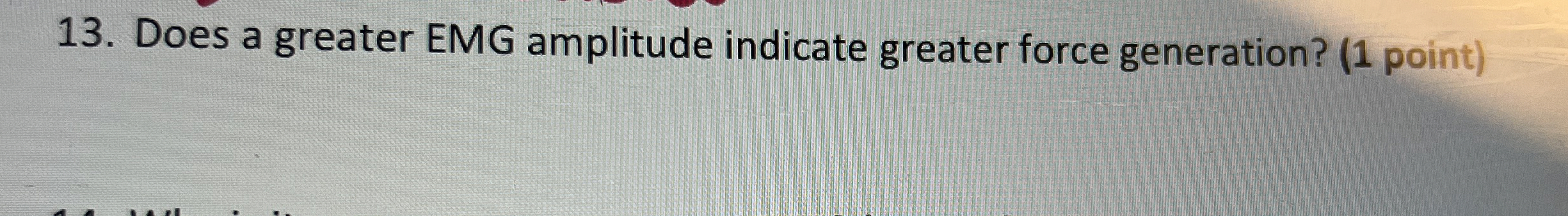 Does a greater EMG amplitude indicate greater