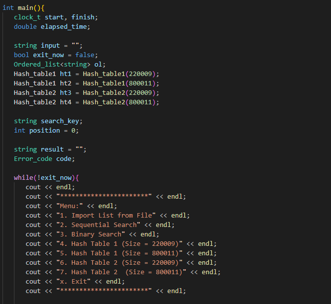 1 . Implement Hash _ table 1 and Hash _ table 2