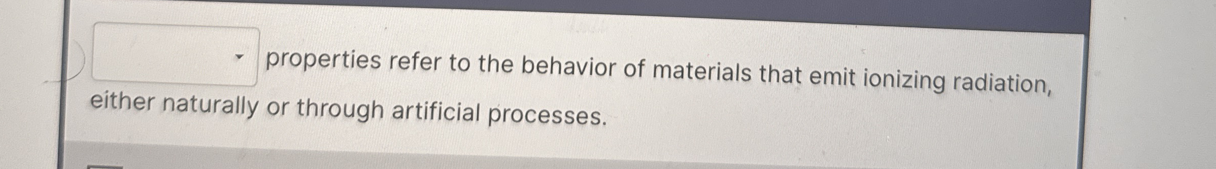 properties refer to the behavior of materials