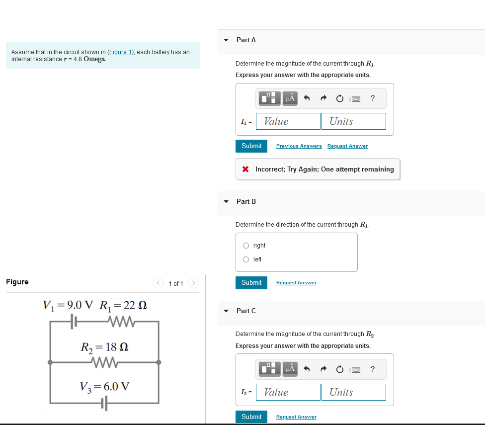 Assume that in the circuit shown in ( Figure 1 )
