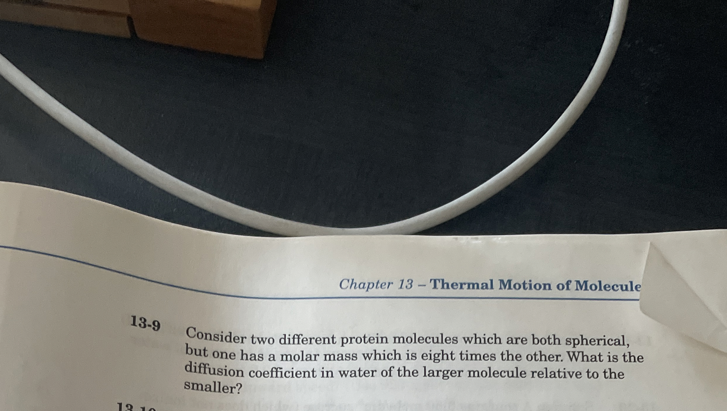 Chapter 1 3 - Thermal Motion of Molecule 1 3 - 9