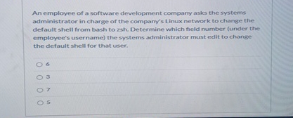 An employee of a software development company