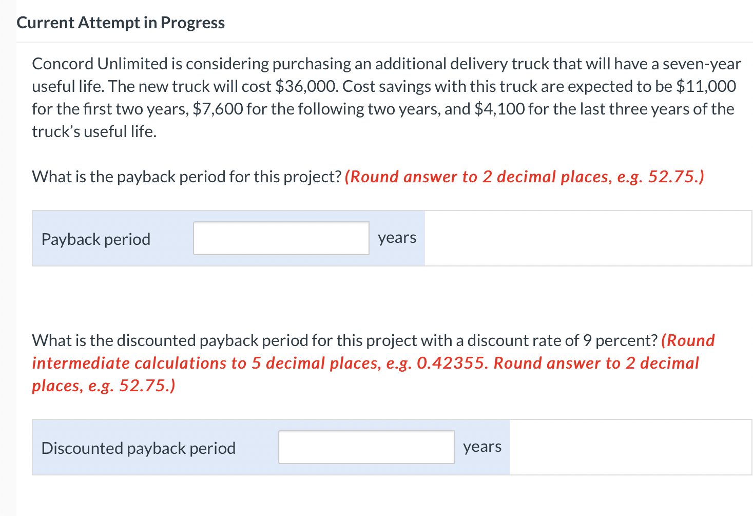 Current Attempt in Progress Concord Unlimited is