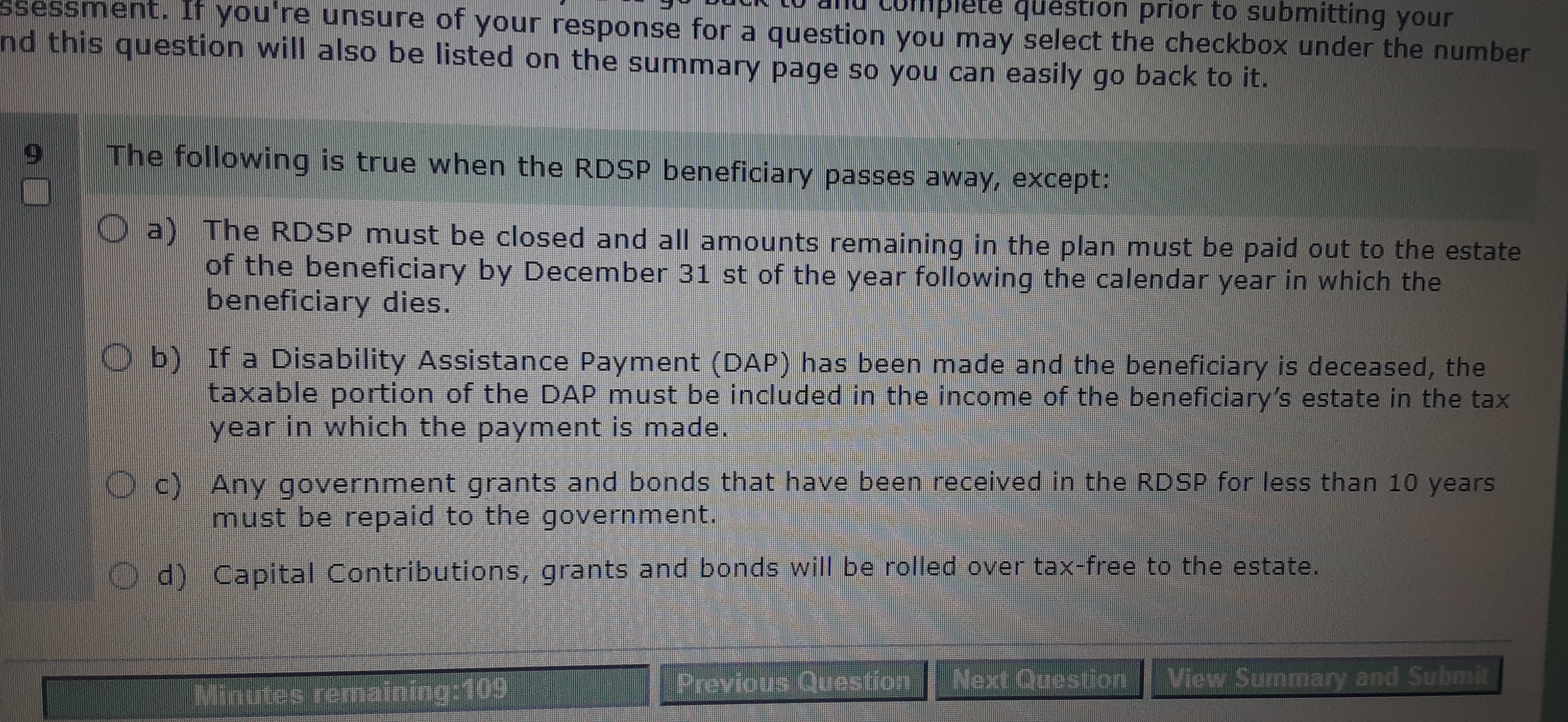 doop ete question prior to submitting your