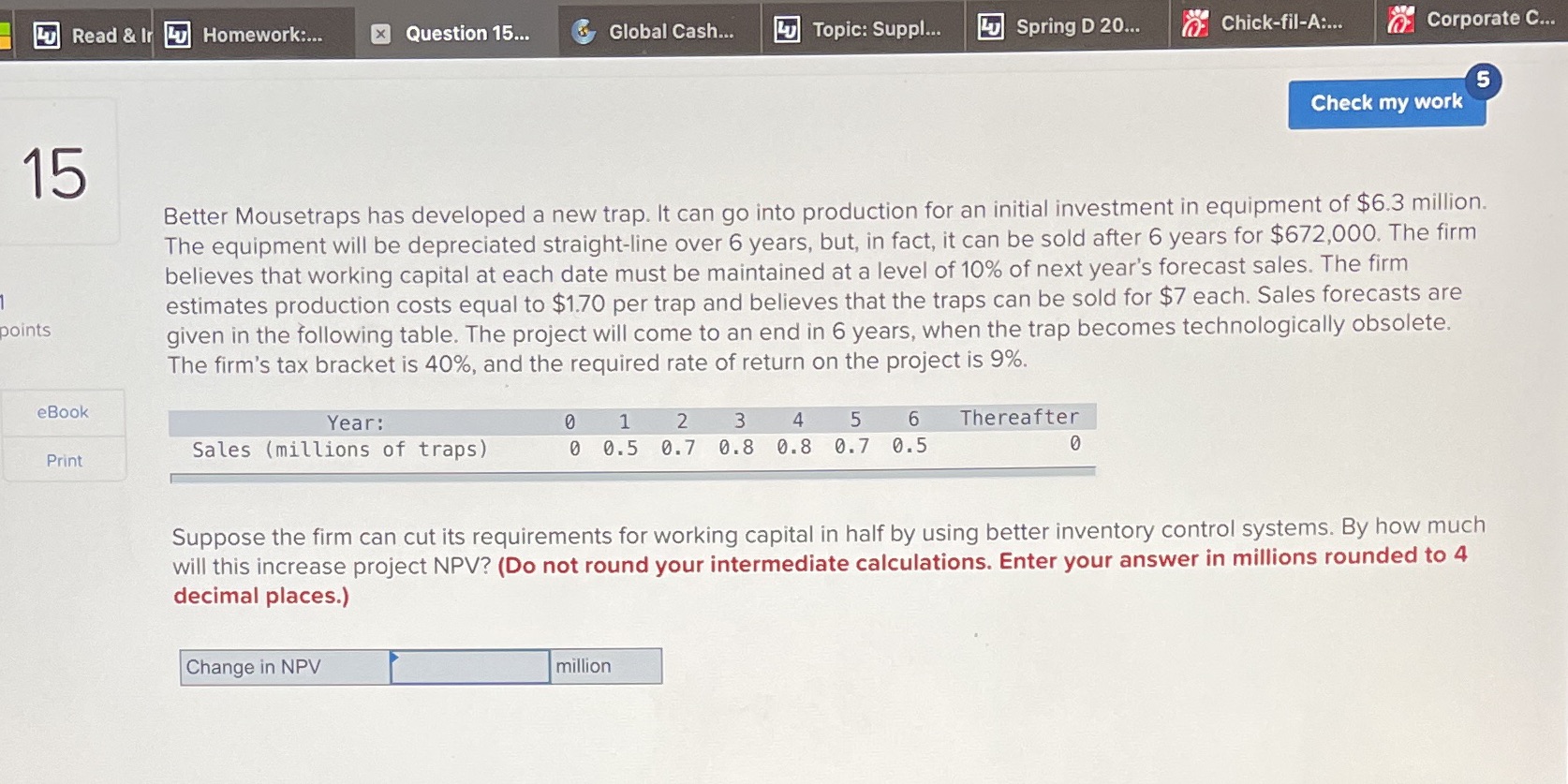 LU Read & Ir w Homework:... X Question 15...