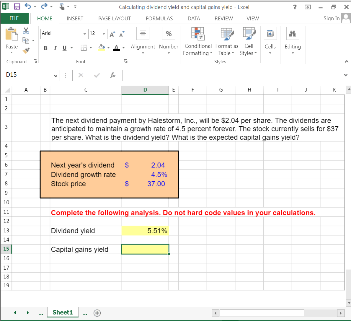 E '3 ' 0' 3' = Calculating stock