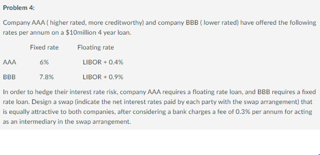 Please answer both Problem 3: Companies A and B