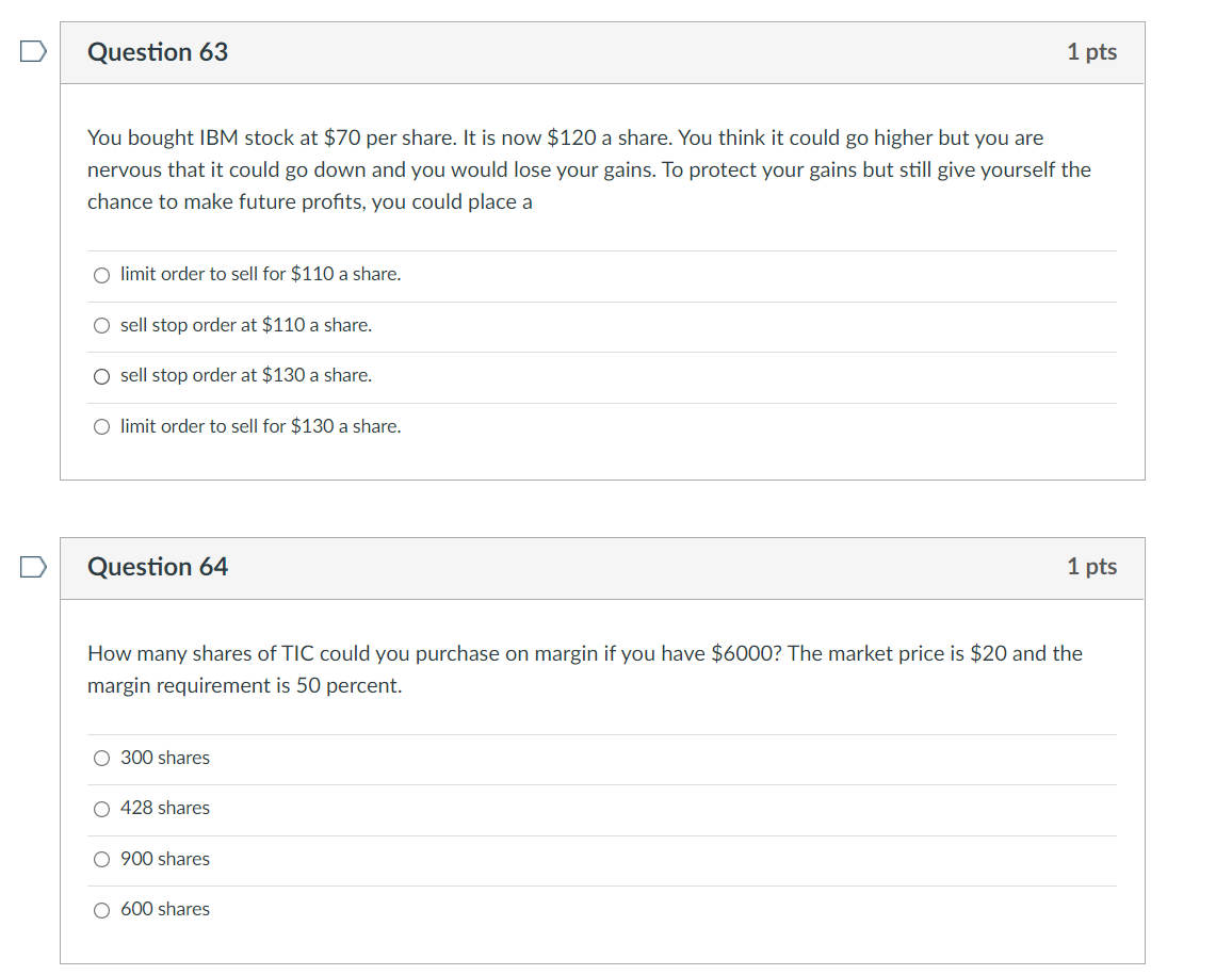 D Question 61 1 pts What is the inflation premium