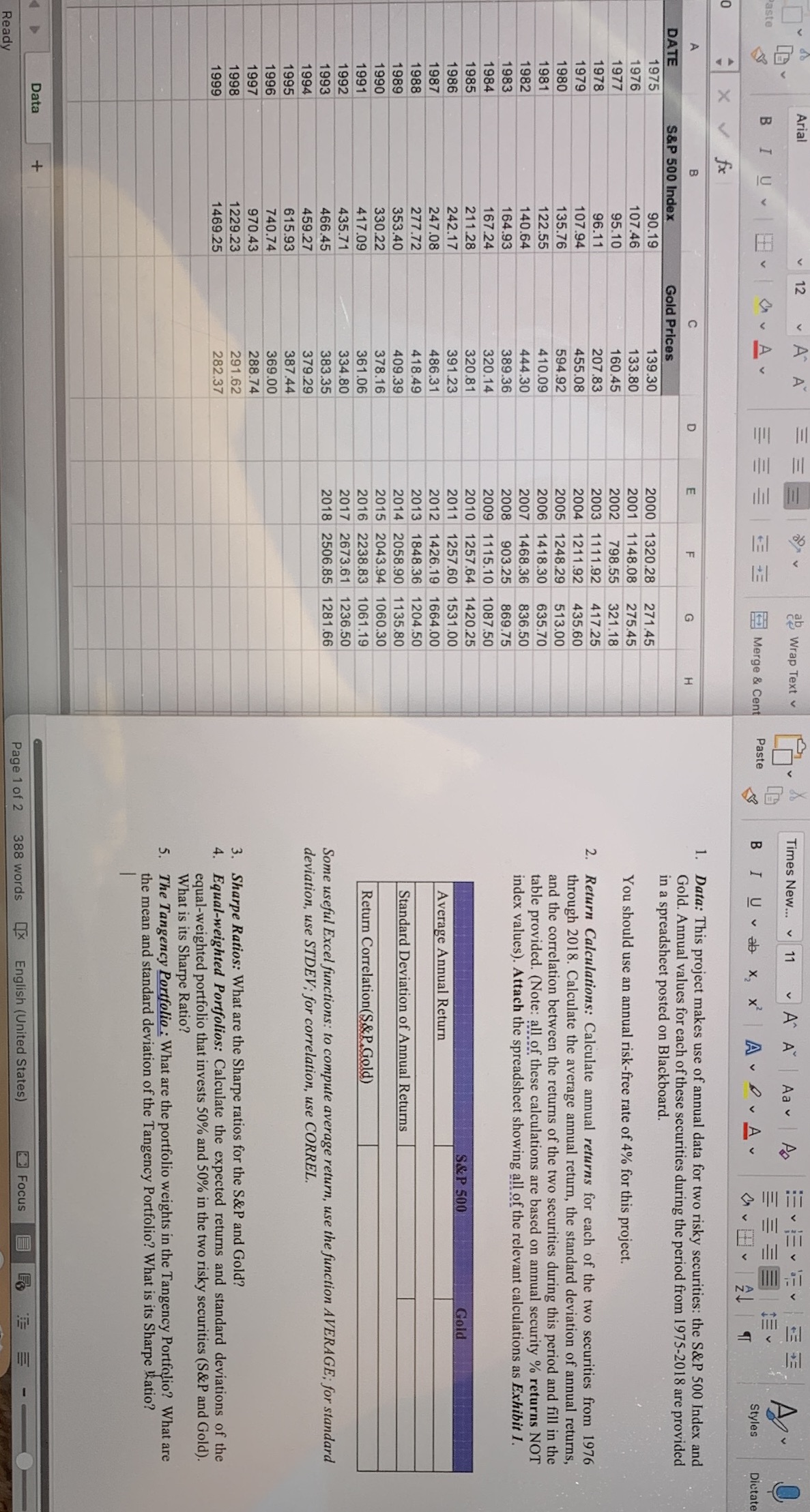 Project 12 A = ab Wrap Text v A A 141 E Times