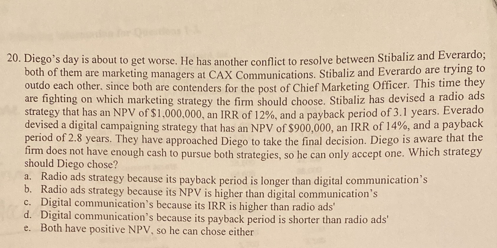How do I solve this Step by step? 20.