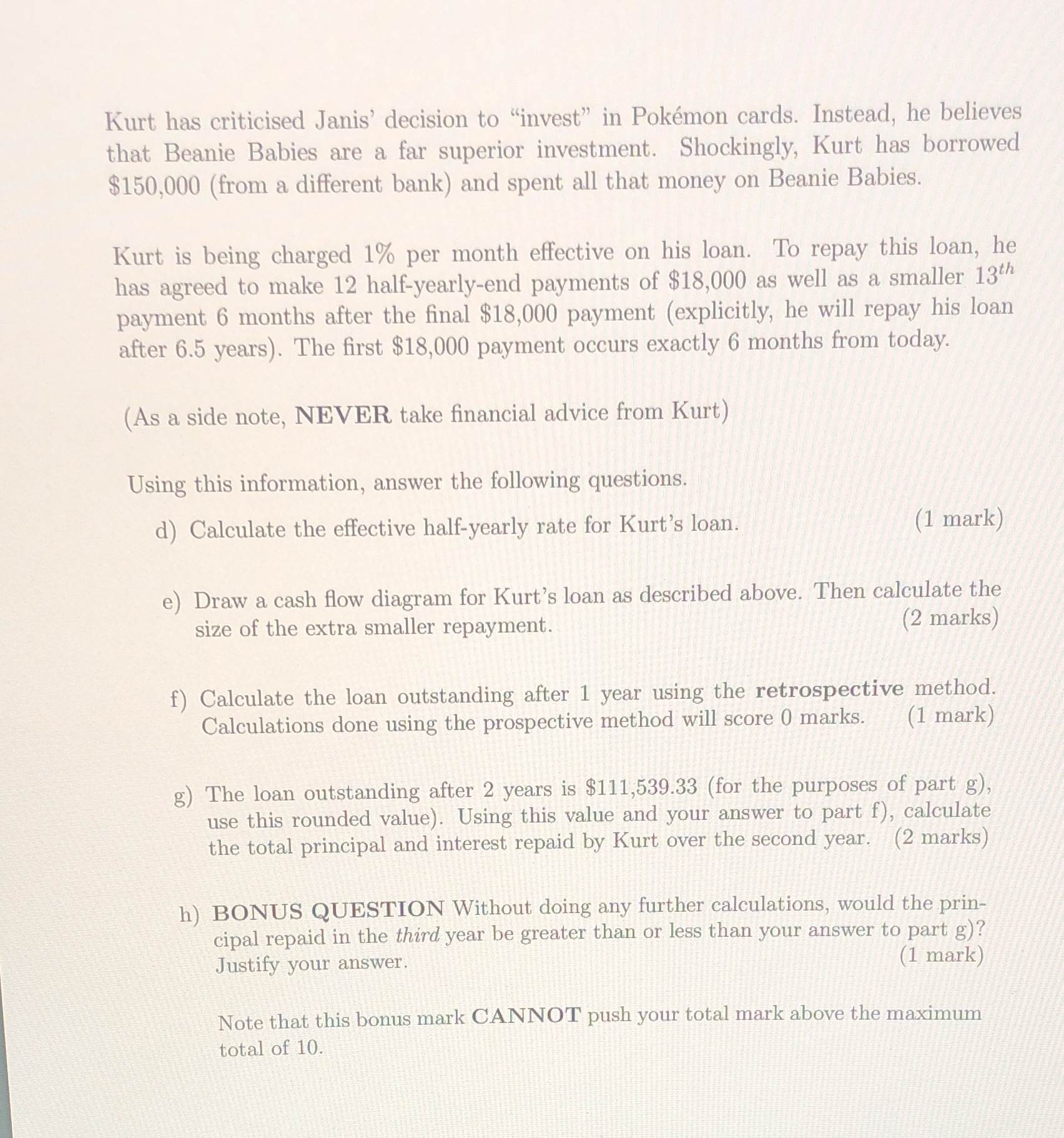 Kurt has criticised J anis' decision to