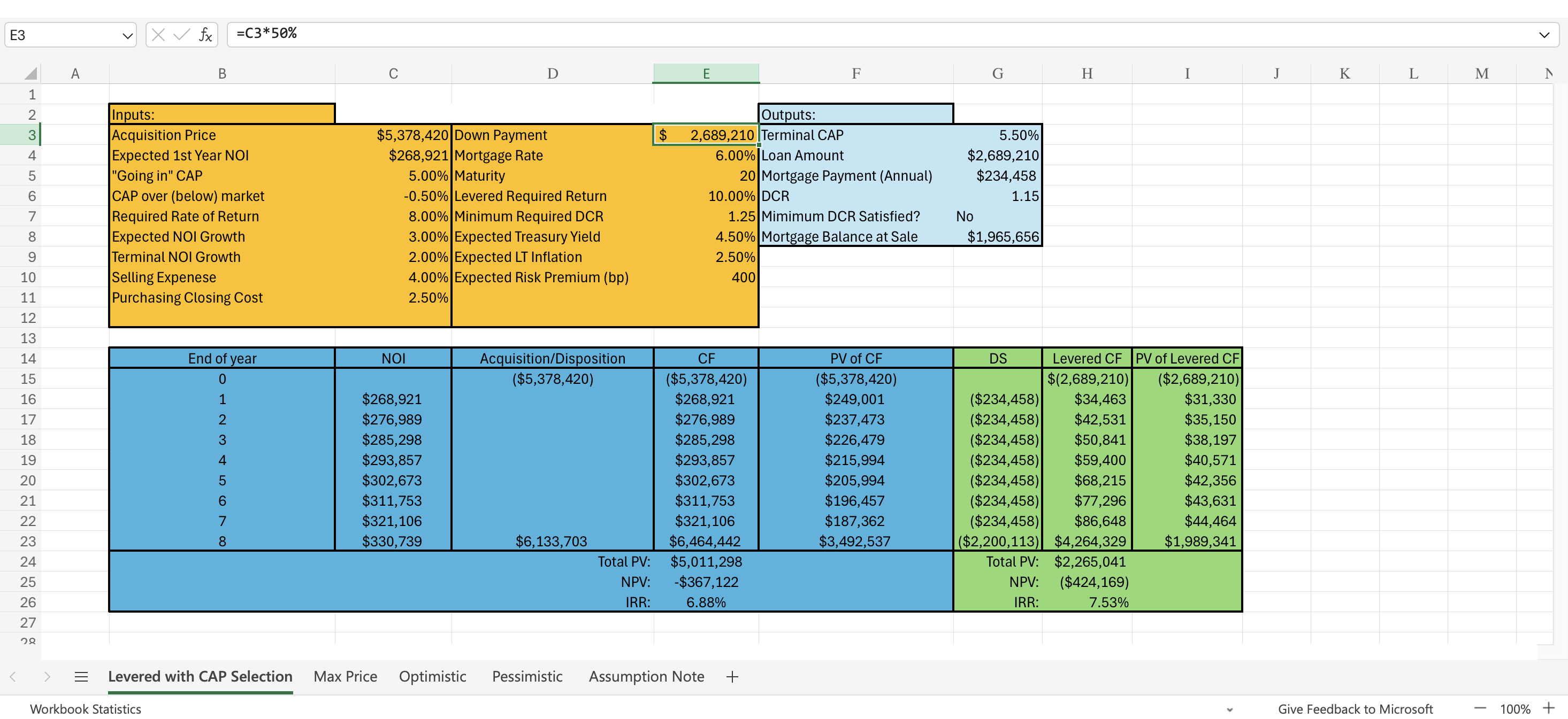 E3 v X fx =C3*50% A B C D E F G H I J K L M