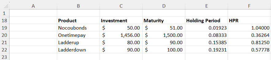 Please provide excel guidance for each step 1-3.