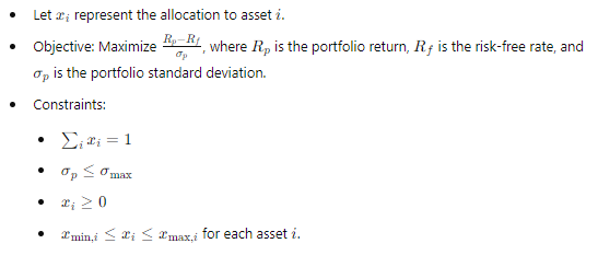 I need help creating and LP or GRG model for the