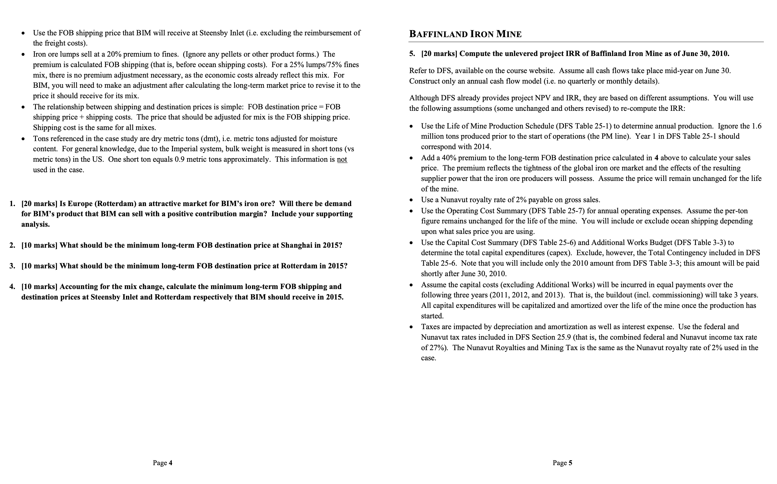 Please write the solution only for question 6.