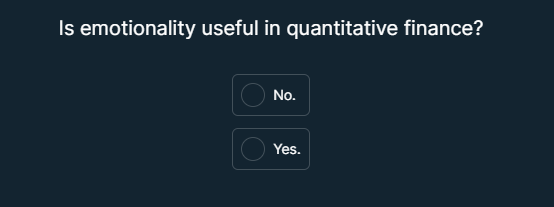 You're deploying a long term SDCA strategy.