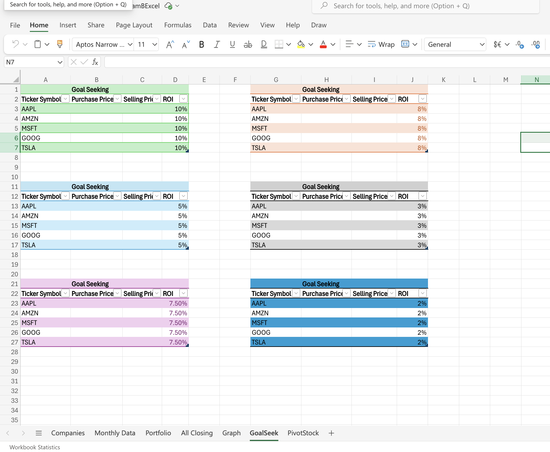 MGS 3040 MIS - Excel Assignment Instructions For