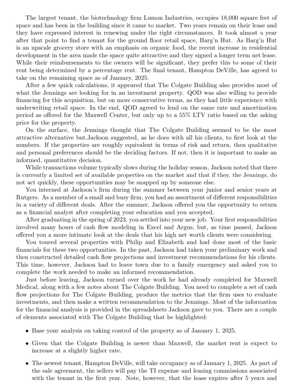 Case Assignment: Jackson Lamb Jackson Lamb runs a