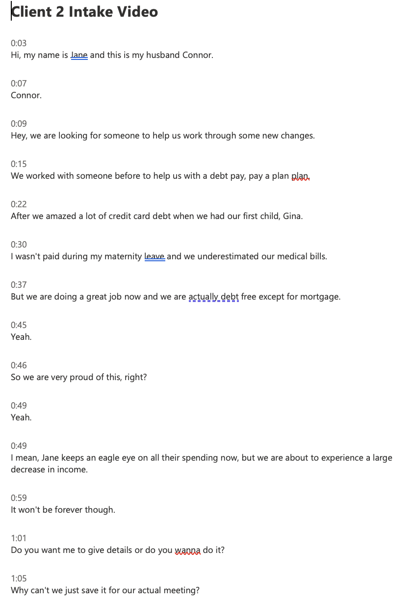 Section II: Client Application Minimum of S0