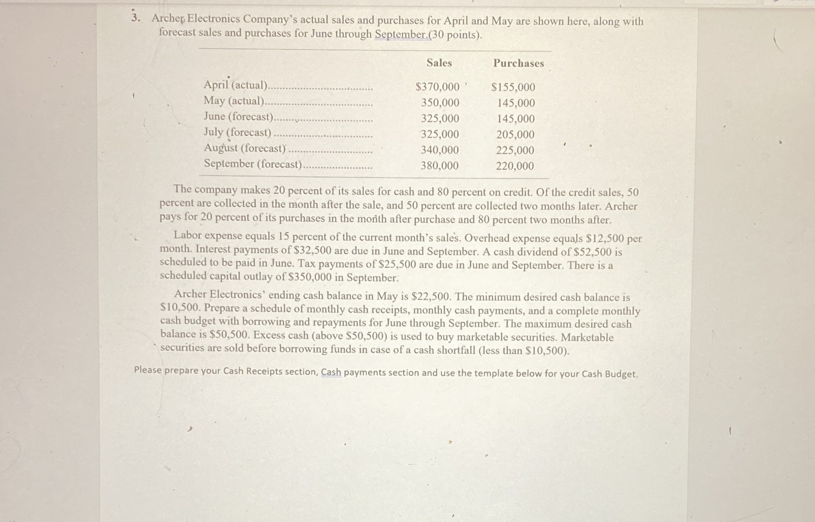 Please answer fully with work shown ! With work
