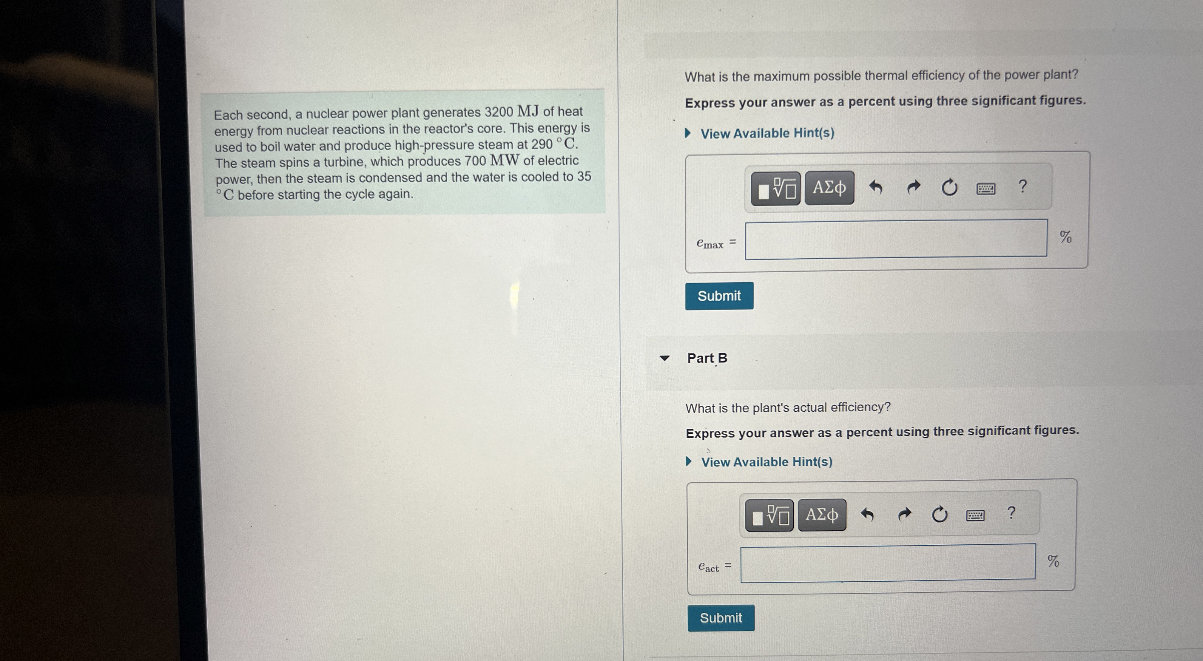 Each second, a nuclear power plant generates 3 2