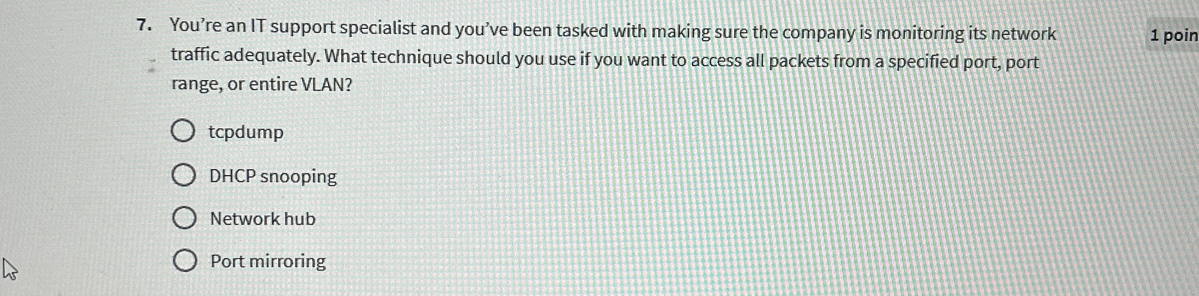 You're an IT support specialist and you've been