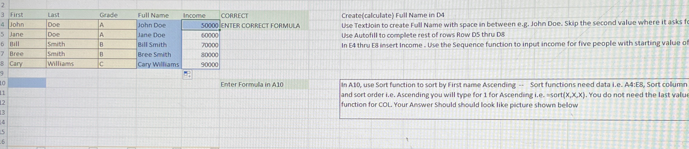 \ table [ [ First , Last,Grade,Full