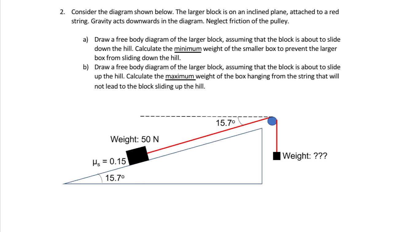 Consider the diagram shown below. The larger