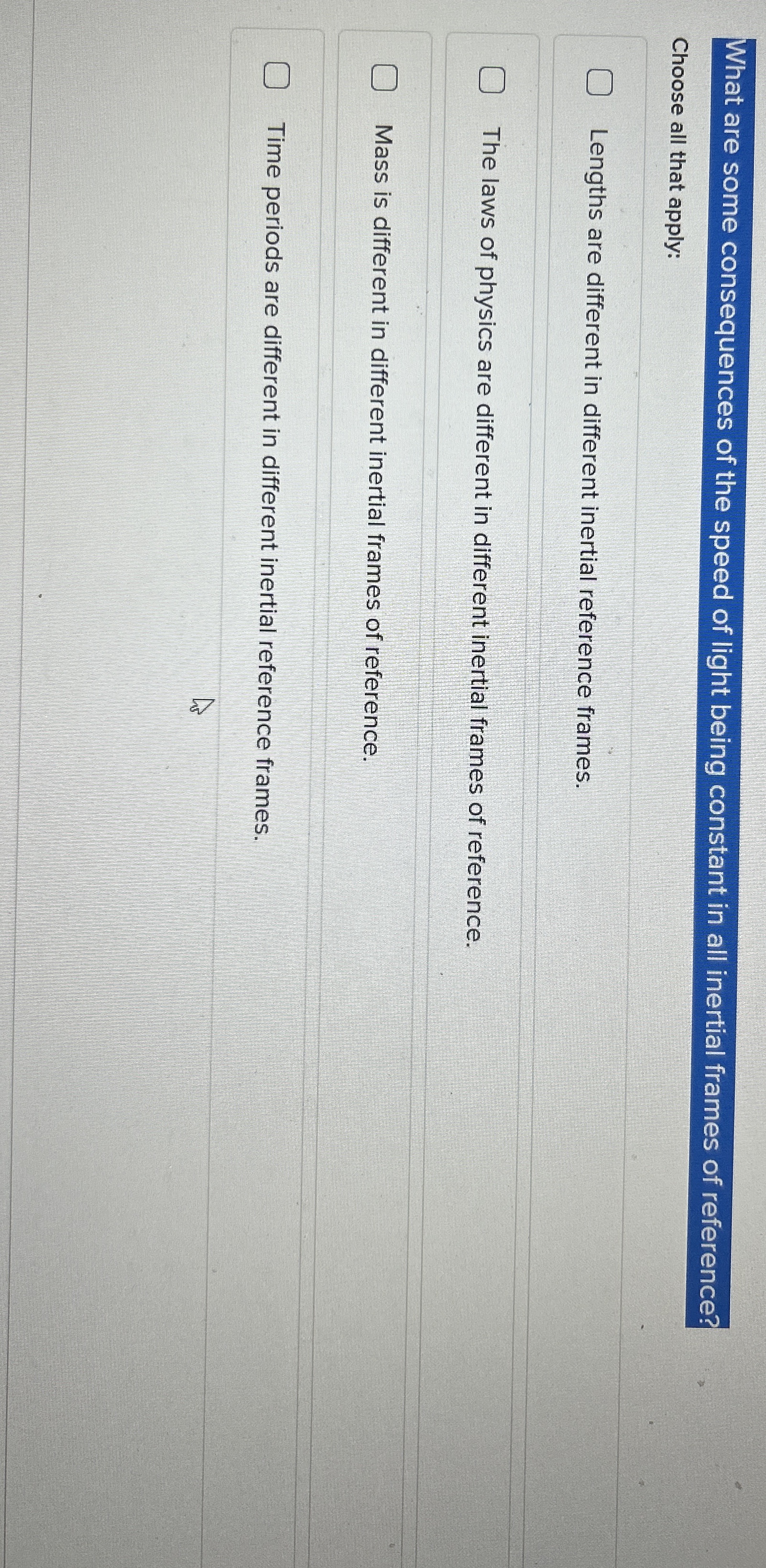 What are some consequences of the speed of light