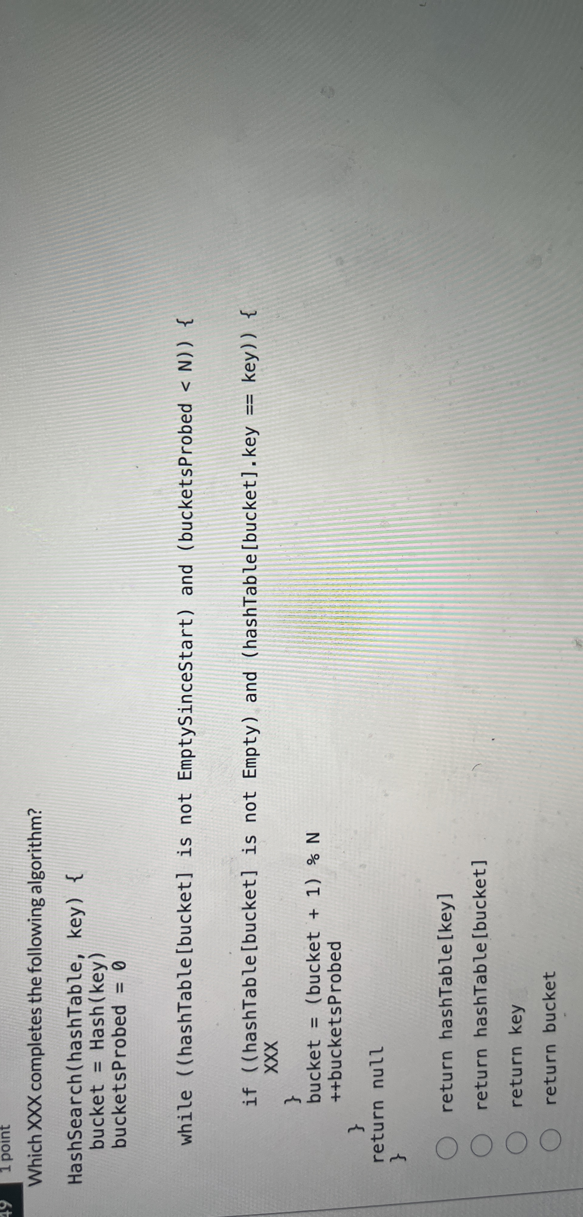 Which x x x completes the following