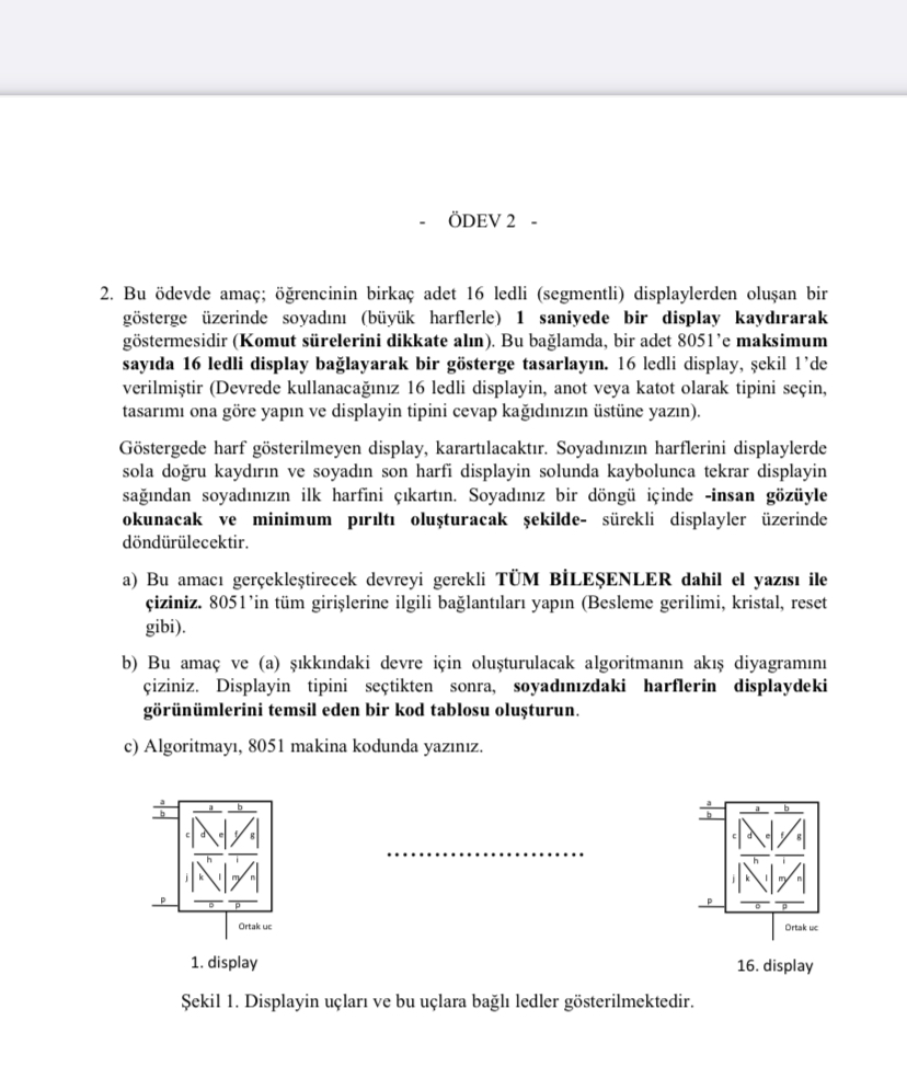 DEV 2 - Bu devde ama ; rencinin birka adet 1 6