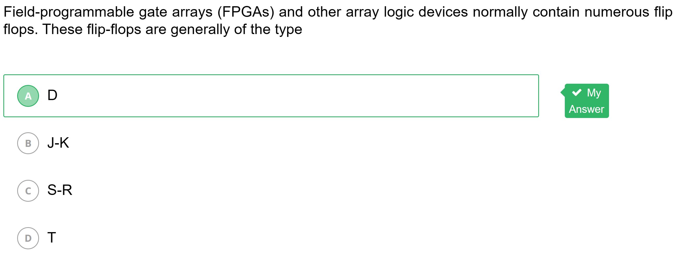 Field - programmable gate arrays ( FPGAs ) and