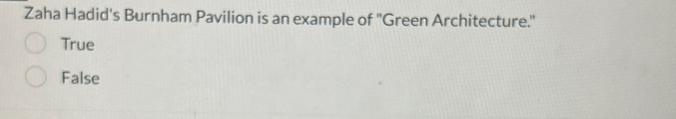 Zaha Hadid's Burnham Pavilion is an example of